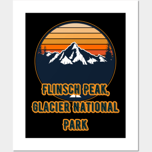 Flinsch Peak, Glacier National Park Posters and Art